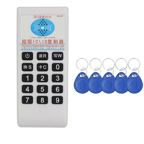 Lecteur et graveur de cartes à puce RFID NFC + duplicateur porte-clés RFID 5XT5577 (1/5)