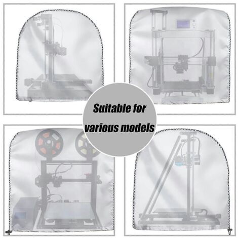 Housse de protection anti-poussière pour imprimante 3D - Dimensions : 45 x 45 x 48 cm (1/5)