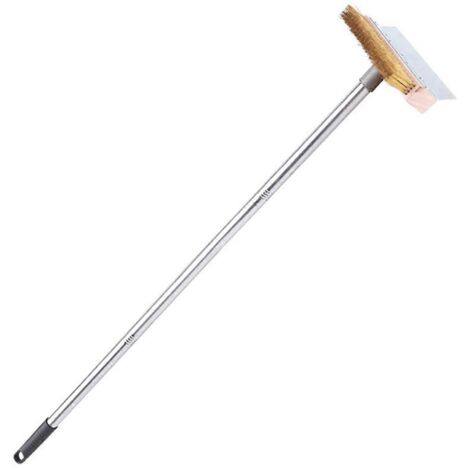 Brosse pour four à pizza, brosse pour gril, outil de nettoyage amovible à long manche (1/5)