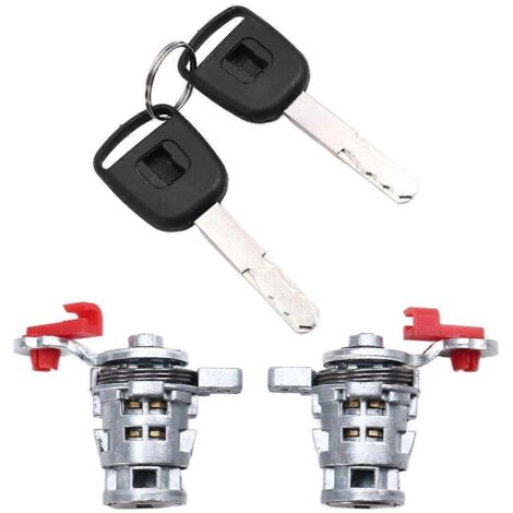 Ensemble de barillet de serrure de porte de voiture avec clés, cylindre de serrure de porte de voiture pour (1/5)