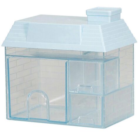 Panier de rangement multifonctionnel, porte-stylo bleu (1/5)