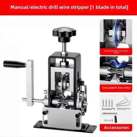Nouvelle machine à dénuder les fils pour câbles usagés (1/5)