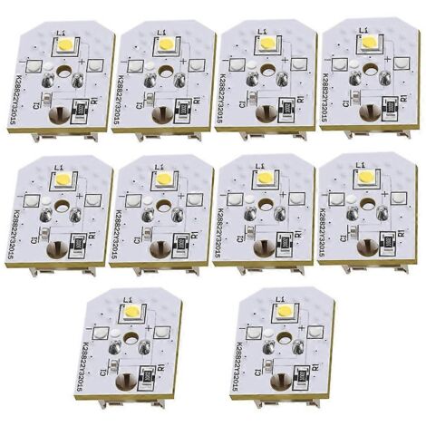 Éclairage de réfrigérateur, ensemble de remplacement d'éclairage LED pour réfrigérateur (10 pièces) (1/5)