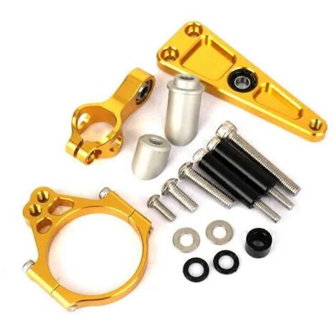 Kit de montage de support de stabilisateur d'amortisseur de moto pour or (1/5)
