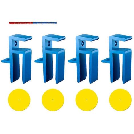 Gabarits de menuiserie et d'ébénisterie pour la fabrication de mastics de traçage, lot de 4 (1/5)