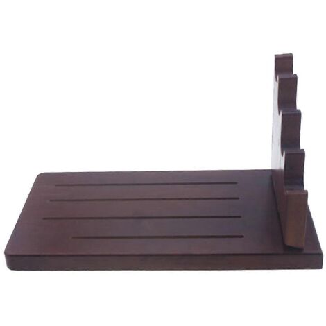 Étagère à couteaux en bois, support de rangement pour couteaux, étagère de cuisine (1/5)