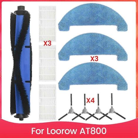 Pièces de rechange pour accessoires d'aspirateur robot Loorow AT800 3-en-1 (1/5)