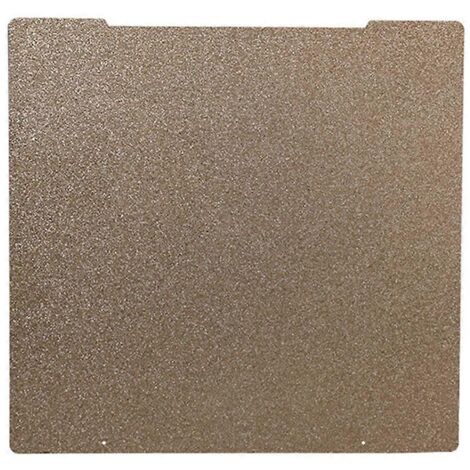 Plaque de construction en PEI 241 x 254 mm, feuille d'acier à ressort double face (1/5)