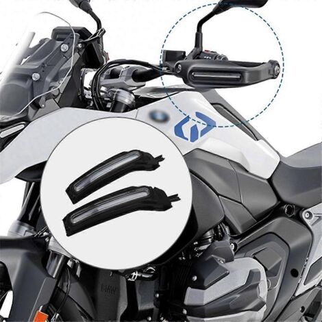 Feux LED pour moto, protège-mains de moteur (1/5)