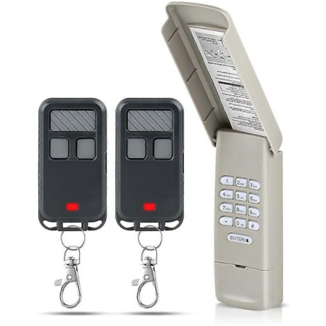 Lot de 2 télécommandes 890MAX pour porte de garage, compatibles avec les ouvre-portes de garage Craftsman. (1/5)