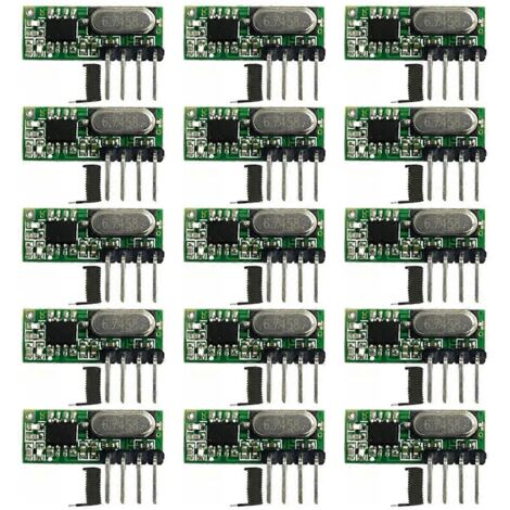 Kit de 15 modules de télécommande superhétérodynes récepteurs RF (1/5)