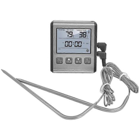 Thermomètre pour four, fumoir, cuisine, grillades, viande, barbecue (1/5)