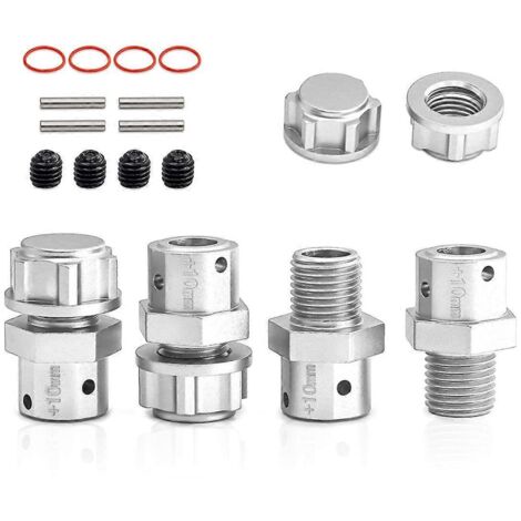 Kit de connecteurs 10 mm pour voiture RC (accessoires argentés) (1/5)
