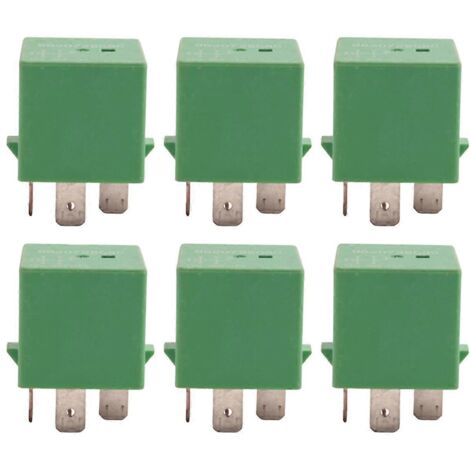 Relais de ventilateur de radiateur de refroidissement vert 6547TX, 12 V, 35 A, 5 broches (1/5)