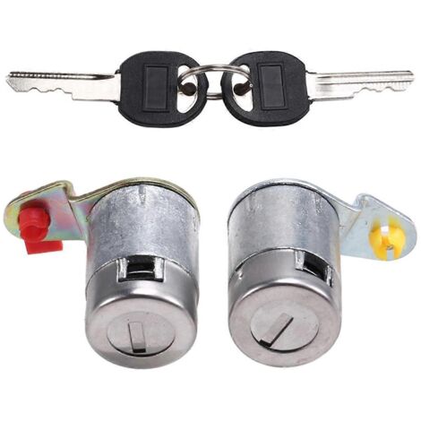 Ensemble de barillet de serrure de porte de voiture avec clés pour (1/5)