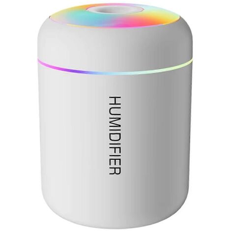 Mini humidificateur d'air pour voiture USB, appareil d'aromathérapie à ambiance colorée (1/5)