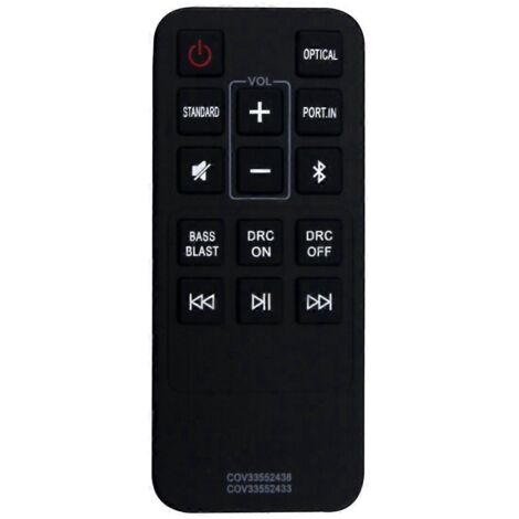 Télécommande de remplacement pour barre de son compacte 2.0 canaux SK1 (1/5)