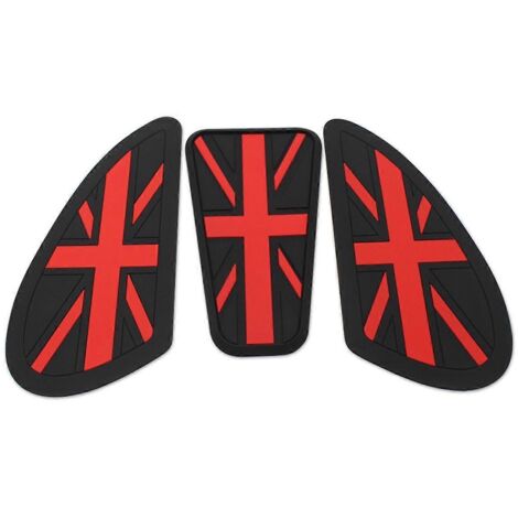 Autocollant antidérapant pour moto T100 T120, noir et rouge (1/5)
