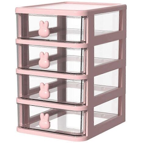 Tiroir de rangement pour maquillage grande capacité - Boîte de rangement en plastique (1/5)