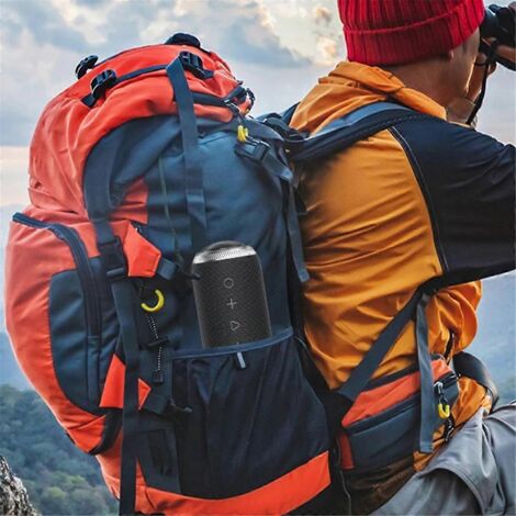 Enceinte Bluetooth sans fil stéréo 360° avec éclairage d'ambiance coloré (1/5)