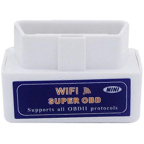 Mini lecteur de codes d'erreur pour voiture OBD2-327 1.5 BT/WIFI, blanc (1/5)