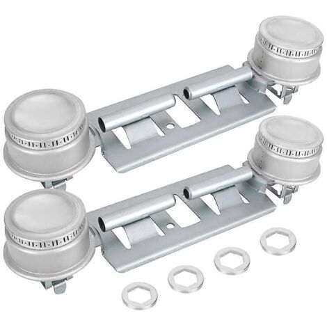 WB16K10026 WB29K17 Ensemble de brûleur double de remplacement pour cuisinière à gaz (1/5)