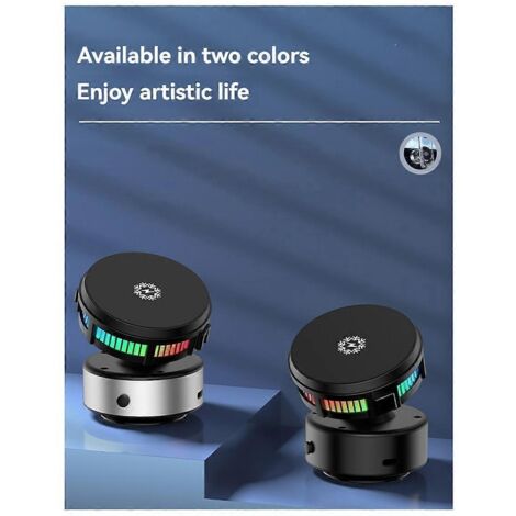 Support de téléphone de voiture X19 avec chargeur magnétique sans fil noir (1/5)