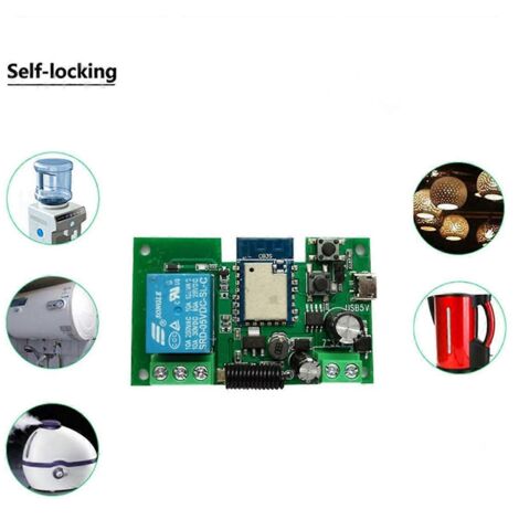 Contrôleur intelligent Tuya WIFI pour ouvre-porte de garage/portail, 1 canal, 7-32 V, vert (1/5)