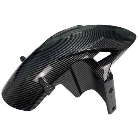 Garde-boue avant de moto, accessoires de garde-boue, motif fibre de carbone