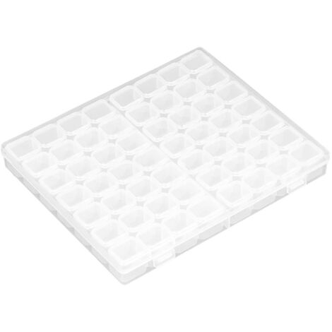 Boîte de rangement transparente en plastique pour bijoux d'ongles. Voir photo. (1/5)