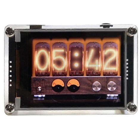 Analyseur de rythme numérique Clock Music Spectrum VU Meter 2,4 pouces (comme illustré) (1/5)