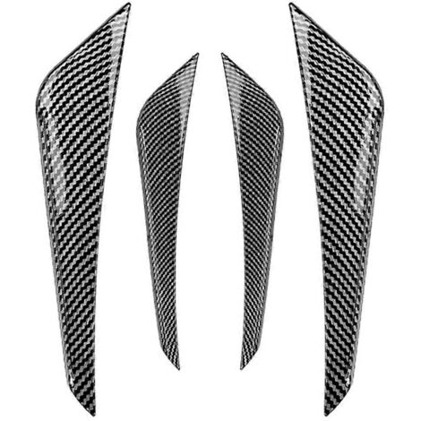 Pare-chocs avant extérieur de voiture, garniture latérale noire brillante (1/5)