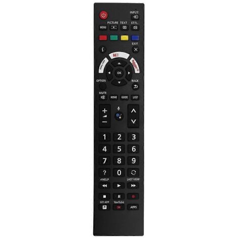 Télécommande de remplacement N2QBYA000037 R3PA23 pour téléviseur noir (1/5)