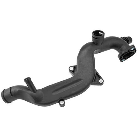 Tuyau de liquide de refroidissement pour voiture, cylindre en bakélite, tuyau d'eau supérieur 06E121045AS Noir (1/5)