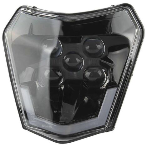 Phare LED pour moto tout-terrain, pit bike, quad, TC FE TE, noir (1/5)