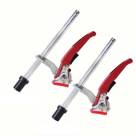 Lot de 2 pinces de fixation pour trou de chien de bureau, 20 mm x 2 cm (1/5)