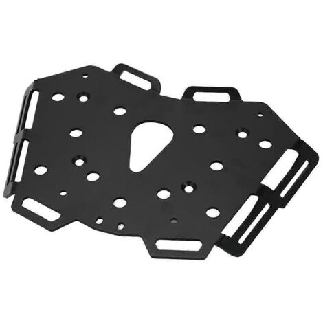 Porte-bagages arrière pour moto, support de chargement, étagère noire (1/5)