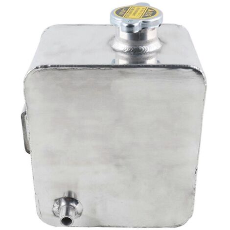 Réservoir d'eau de refroidissement en aluminium noir 2,5 L pour radiateur automobile (1/5)