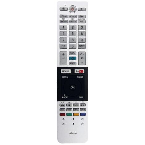 Télécommande de remplacement CT-8538 pour CT8538 Argent (1/5)