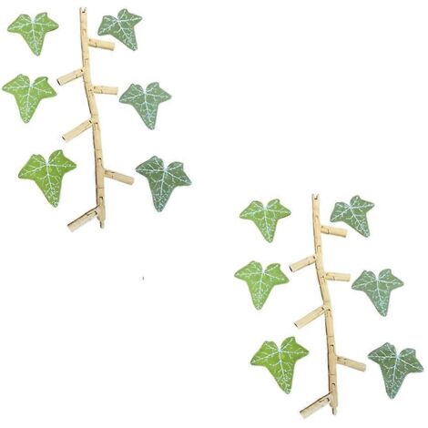Aimant de réfrigérateur imprimé en 3D motif lierre (2 pièces) (1/5)