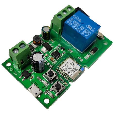 Module relais sans fil intelligent avec commande vocale à distance RF (voir illustration) (1/5)