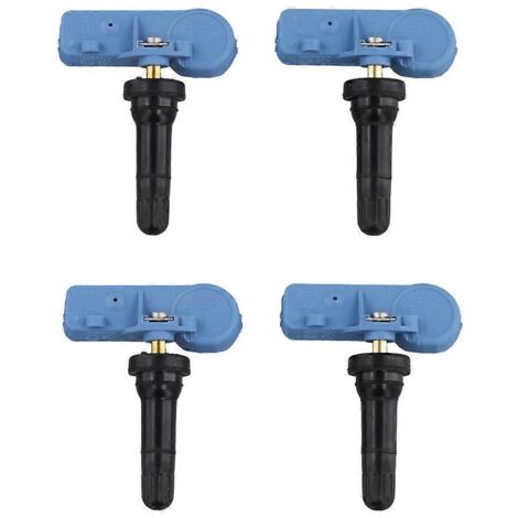 Lot de 4 capteurs TPMS pour voiture 13581561 pour BlueBlack