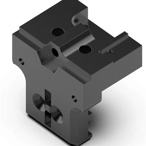 Pour imprimante 3D Voron 0.2 V0.2, chariot MGN7H X à entraînement direct en métal, noir (1/5)