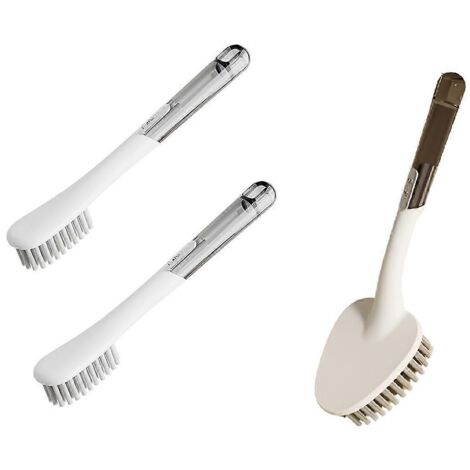 Brosses de nettoyage pour les coins de salle de bain et les joints de carrelage (comme illustré) (1/5)