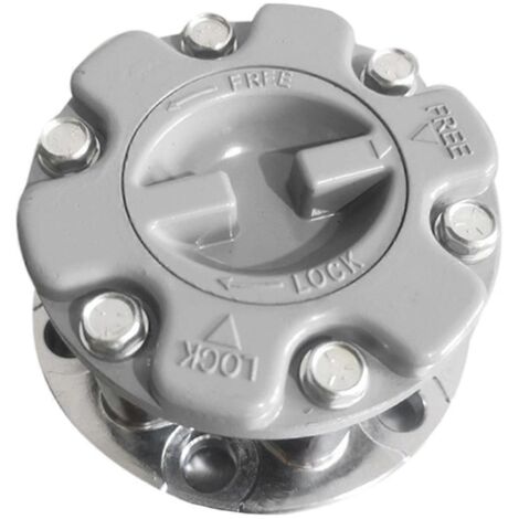 Actionneur de moyeu de verrouillage d'embrayage de roue avant pour système 4x4, 28 dents, argent (1/5)