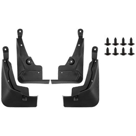 Bavettes de voiture, garde-boue, accessoires anti-éclaboussures, noir (1/5)