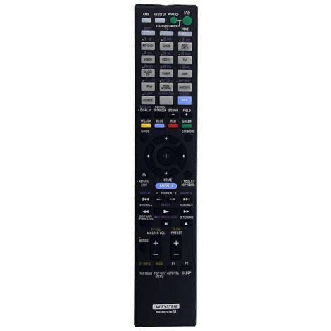 Télécommande de remplacement RM-AAP078 pour système AV (noire) (1/5)