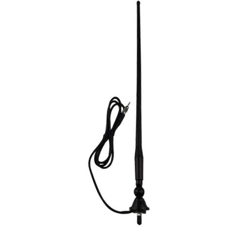Antenne radio marine AM/FM universelle flexible dipôle noir (1/5)
