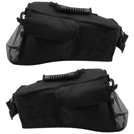 Organisateur de rangement pour coffre de voiture, sac de rangement latéral noir (1/5)