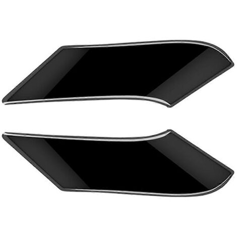 Garniture de montant extérieur de portière de voiture, noir brillant (1/5)